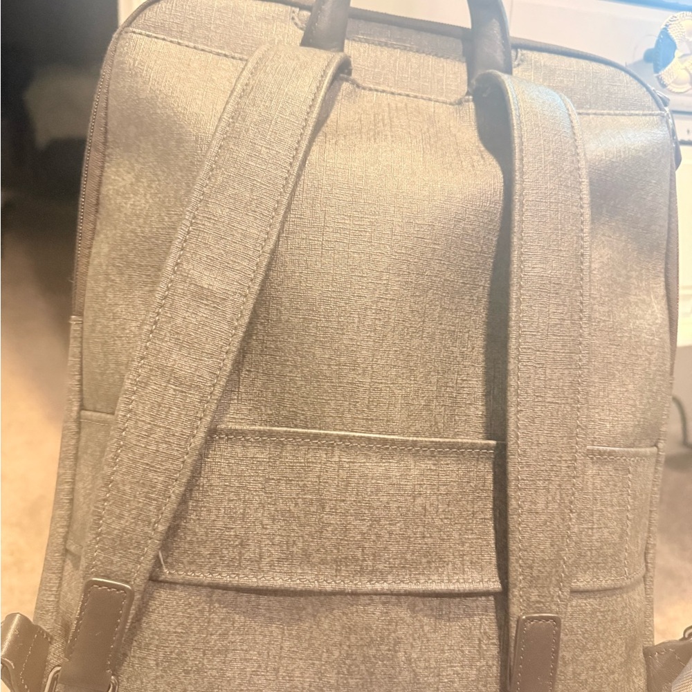 Tumi Gray Backpack Stylish And Functional - image 4